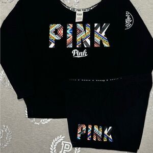 Victoria’s Secret PINK Aztec Print Set L NWT/NWOT